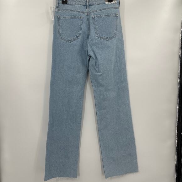 Mavi New Fit Button Fly high rise Straight Leg Jeans Size 27 NWT - Picture 2 of 6